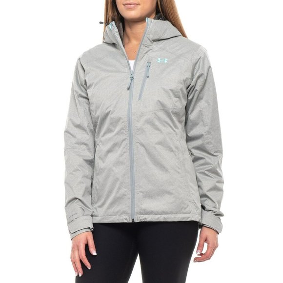 NWT $250 UNDER ARMOUR Women S Snow Snowboarding Skiing 3 in 1 Winter Jacket - Picture 3 of 15